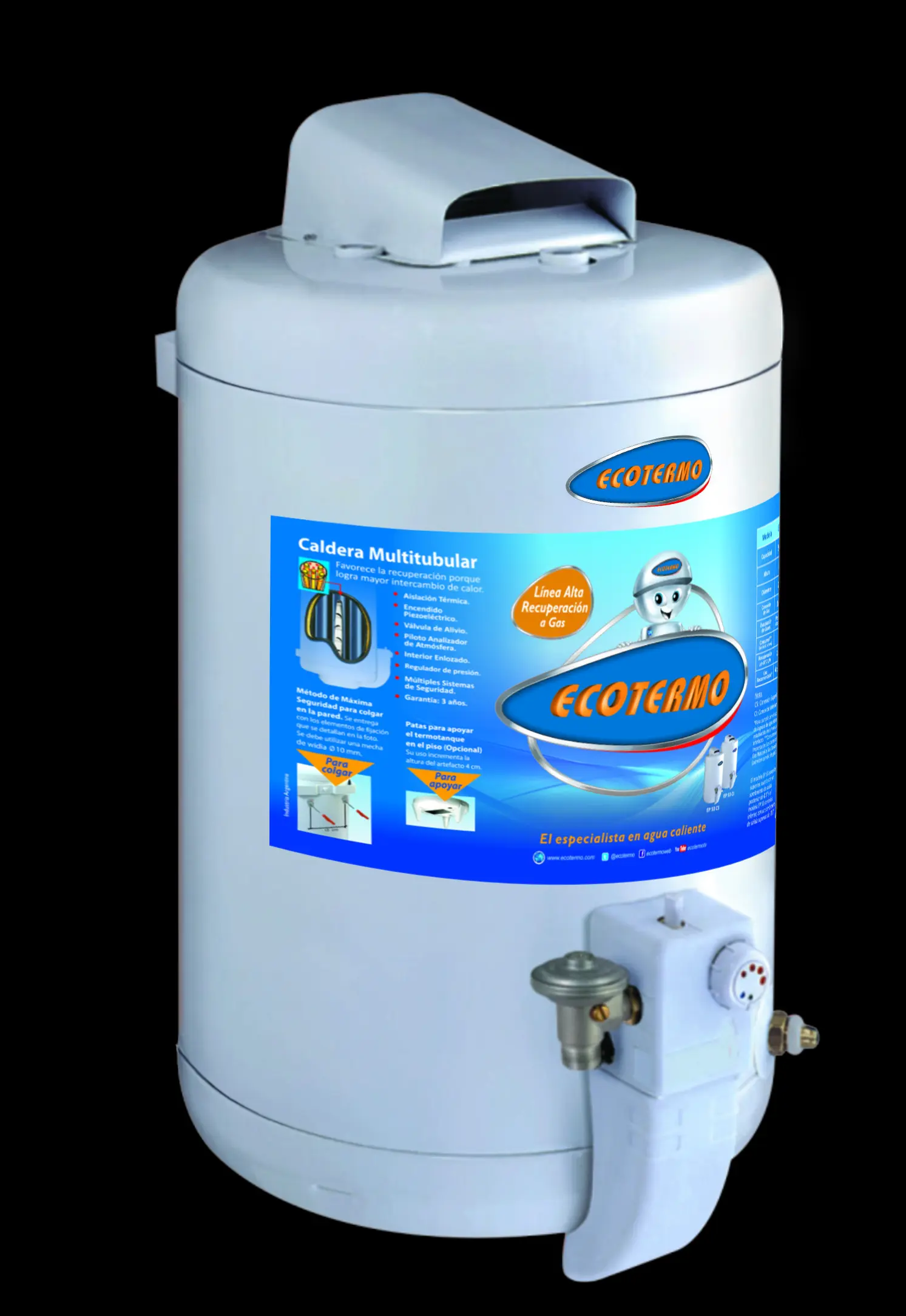 Termotanque a Gas EP 53 C/SUP