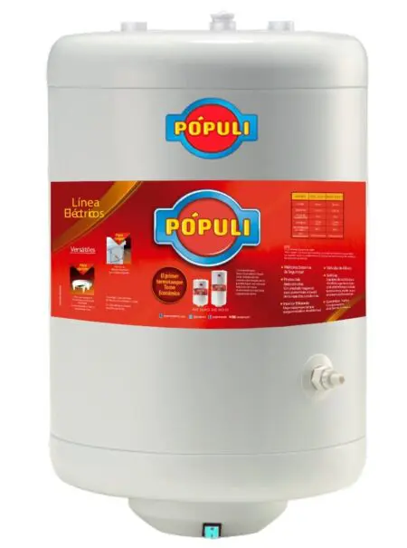 Termotanque Eléctrico PÓPULI ELEC 53 C/SUP